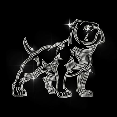 MAYJOYDIY Aufbügler, Motiv: Französische Bulldogge, Strasssteine, zum Aufbügeln, für T-Shirts, Taschen, Schuhe, Hüte, DIY-Dekoration MAYJOYDIY Aufbügler, Motiv: Französische Bulldogge, Strasssteine, zum Aufbügeln, für T-Shirts, Taschen, Schuhe, Hüte, DIY-Dekoration von MAYJOYDIY