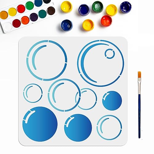 MAYJOYDIY Blasenmalerei Schablone Blasenschablone Vorlage 30 × 30cm Mit Pinsel Flexibles Wiederverwendbares PET Material DIY Kunsthandwerk Zum Malen Auf Holz Mauer Fliese Segeltuch MAYJOYDIY Blasenmalerei Schablone Blasenschablone Vorlage 30 × 30cm Mit Pinsel Flexibles Wiederverwendbares PET Material DIY Kunsthandwerk Zum Malen Auf Holz Mauer Fliese Segeltuch von MAYJOYDIY