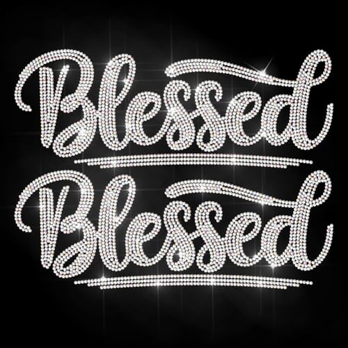 MAYJOYDIY Blessed Strass Aufbügler Aufkleber Mit Inspirierendem Wort Hotfix Transfer Aufkleber Bling Lucky Letters Wärmeübertragungs Patch Für T Shirt Mütze Jacke Kleidersack DIY Dekor MAYJOYDIY Blessed Strass Aufbügler Aufkleber Mit Inspirierendem Wort Hotfix Transfer Aufkleber Bling Lucky Letters Wärmeübertragungs Patch Für T Shirt Mütze Jacke Kleidersack DIY Dekor von MAYJOYDIY
