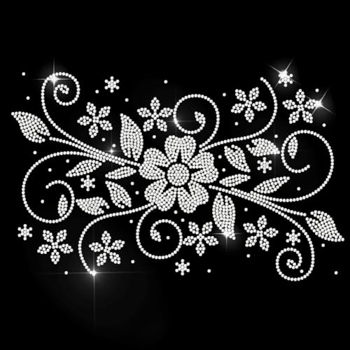 MAYJOYDIY Blumen Blatt Strass Aufbügler Hotfix Transfer Gebogene Ranken Quaste Strasssteinen Zum Aufbügeln Glänzende Kleidungsreparatur Applikation Für T Shirt Mütze Jacke Kleidersack DIY Dekoration MAYJOYDIY Blumen Blatt Strass Aufbügler Hotfix Transfer Gebogene Ranken Quaste Strasssteinen Zum Aufbügeln Glänzende Kleidungsreparatur Applikation Für T Shirt Mütze Jacke Kleidersack DIY Dekoration von MAYJOYDIY