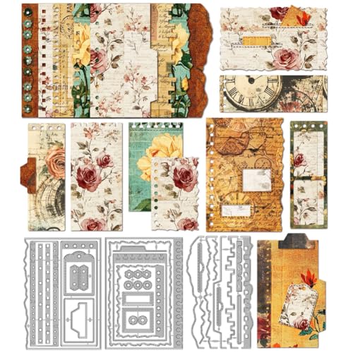 MAYJOYDIY Büttenrandrahmen Metall Stanzformen Zerrissene Kanten Schnittstelle Geometrische Prägung Stanzschablone Gewellte Blume Karbonstahl Stanzform Für Kartenherstellung Scrapbooking Alben MAYJOYDIY Büttenrandrahmen Metall Stanzformen Zerrissene Kanten Schnittstelle Geometrische Prägung Stanzschablone Gewellte Blume Karbonstahl Stanzform Für Kartenherstellung Scrapbooking Alben von MAYJOYDIY