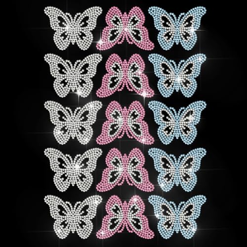 MAYJOYDIY Bunter Schmetterling Strass Aufkleber Zum Aufbügeln Fantasie Schmetterling Hotfix Transferaufkleber Bling Wärmeübertragungs Patch Für T Shirts Hüte Jacken Kleidersäcke DIY Dekoration MAYJOYDIY Bunter Schmetterling Strass Aufkleber Zum Aufbügeln Fantasie Schmetterling Hotfix Transferaufkleber Bling Wärmeübertragungs Patch Für T Shirts Hüte Jacken Kleidersäcke DIY Dekoration von MAYJOYDIY