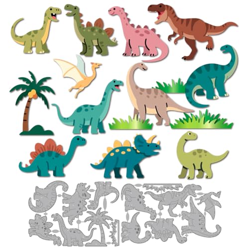 MAYJOYDIY Cartoon Dinosaurier Metall Stanzformen Prähistorischer Drache Stanzschablonen Tyrannosaurus Rex Prägeschablonen Für DIY Scrapbooking Album Dekorative Prägung Papierkartenherstellung MAYJOYDIY Cartoon Dinosaurier Metall Stanzformen Prähistorischer Drache Stanzschablonen Tyrannosaurus Rex Prägeschablonen Für DIY Scrapbooking Album Dekorative Prägung Papierkartenherstellung von MAYJOYDIY