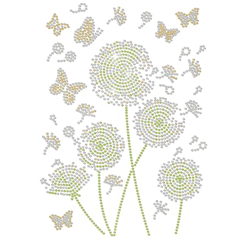 MAYJOYDIY Dandeli Strass Aufbügler Hotfix Transferaufkleber Mit Schmetterlings Motiv Strass Applikationsaufkleber Im Foral Stil Naturthema Kristall Patch Für T Shirts Jacken Kleidung Basteln MAYJOYDIY Dandeli Strass Aufbügler Hotfix Transferaufkleber Mit Schmetterlings Motiv Strass Applikationsaufkleber Im Foral Stil Naturthema Kristall Patch Für T Shirts Jacken Kleidung Basteln von MAYJOYDIY