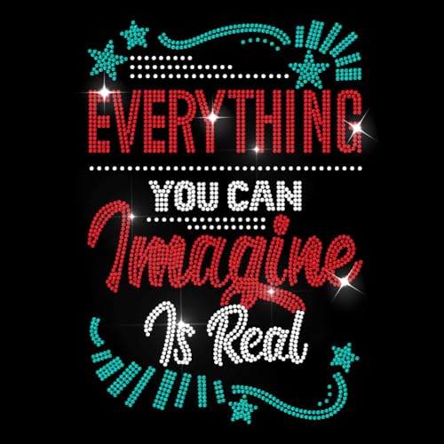 MAYJOYDIY Everything You Can Imagine Is Real Strass Hotfix Zum Aufbügeln Roter Kristall Heat Transfer Sticker Grüner Stern Strass Bügelbild Transferfolien Für T Shirt Hemden Jeans Jacke Dekor MAYJOYDIY Everything You Can Imagine Is Real Strass Hotfix Zum Aufbügeln Roter Kristall Heat Transfer Sticker Grüner Stern Strass Bügelbild Transferfolien Für T Shirt Hemden Jeans Jacke Dekor von MAYJOYDIY