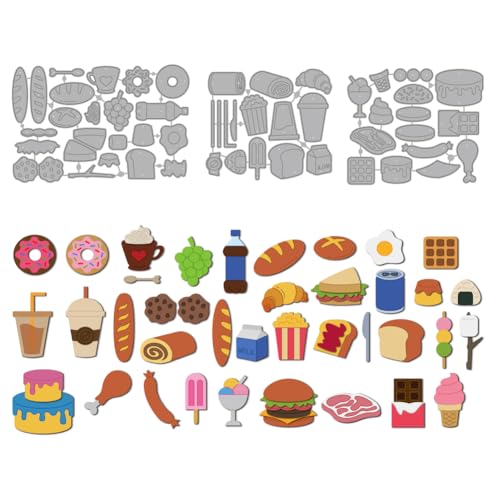 MAYJOYDIY Fast Food Dessert Stanzformen Milchtee Kuchen Metall Stanzformen Lebensmittel Snacks Thema Präge Stanzschablone Für Scrapbooking Bastelpapier Geburtstagskarten Geschenkdekoration MAYJOYDIY Fast Food Dessert Stanzformen Milchtee Kuchen Metall Stanzformen Lebensmittel Snacks Thema Präge Stanzschablone Für Scrapbooking Bastelpapier Geburtstagskarten Geschenkdekoration von MAYJOYDIY
