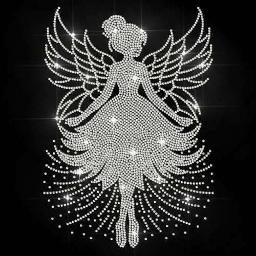 MAYJOYDIY Feen Strass Aufbügler Hotfix Transfer Engelsflügel Wärmeübertragungsaufkleber Prinzessin Verträumte Fee Bling Kleidungsdekor Applikation Für Hemd Tasche Hut Jacke Jeans Schuhe Dekoration MAYJOYDIY Feen Strass Aufbügler Hotfix Transfer Engelsflügel Wärmeübertragungsaufkleber Prinzessin Verträumte Fee Bling Kleidungsdekor Applikation Für Hemd Tasche Hut Jacke Jeans Schuhe Dekoration von MAYJOYDIY
