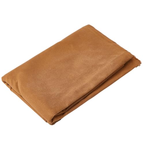 MAYJOYDIY Gewachster Leinenstoff, Baumwolle, 142 - 148,1 cm, Antik-Finish, gewachstes Wachstuch, für Leinwand, Tasche, Zubehör, Nähen, Basteln, Stickerei, handgefertigte Heimdekoration von MAYJOYDIY