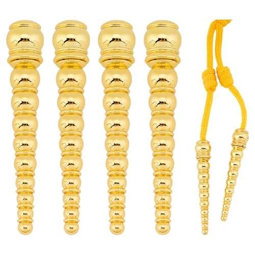 MAYJOYDIY Goldene Bolo-Krawatten-Ersatz-Endkappe, Kordelschnalle, Zubehör, Schulterabzeichen, Kordelendkappe, Bolo-Krawattenspitzen, Endanhänger, Legierung, Kordelende für Bastelarbeiten, Kleidung MAYJOYDIY Goldene Bolo-Krawatten-Ersatz-Endkappe, Kordelschnalle, Zubehör, Schulterabzeichen, Kordelendkappe, Bolo-Krawattenspitzen, Endanhänger, Legierung, Kordelende für Bastelarbeiten, Kleidung von MAYJOYDIY