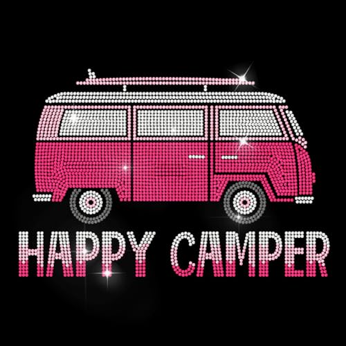 MAYJOYDIY Happy Camper Strass Aufkleber Zum Aufbügeln Rosa Camping Auto Hotfix Transferaufkleber Modeartikel Wärmeübertragungspatch Applikation Für T Shirt Mütze Jacke Kleidersack DIY Dekor MAYJOYDIY Happy Camper Strass Aufkleber Zum Aufbügeln Rosa Camping Auto Hotfix Transferaufkleber Modeartikel Wärmeübertragungspatch Applikation Für T Shirt Mütze Jacke Kleidersack DIY Dekor von MAYJOYDIY