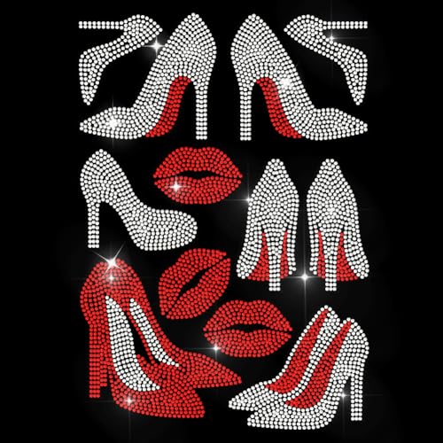 MAYJOYDIY High Heels Strass Zum Aufbügeln Hotfix Strass Rote Lippen Transferapplikation Edle Dame Wärmetransfer Aufkleber Bling Patch Für Kleidung Für T Shirts Taschen Schuhe Hüte DIY Dekor MAYJOYDIY High Heels Strass Zum Aufbügeln Hotfix Strass Rote Lippen Transferapplikation Edle Dame Wärmetransfer Aufkleber Bling Patch Für Kleidung Für T Shirts Taschen Schuhe Hüte DIY Dekor von MAYJOYDIY