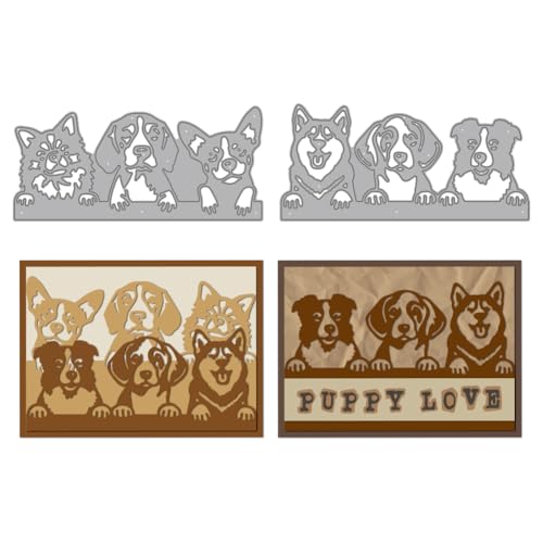 MAYJOYDIY Hunde Welpen Metall Stanzformen Tier Hunde Silhouette Stanzschablonen Golden Retriever Karbonstahl Prägevorlage Für DIY Scrapbooking Alben Dekorative Prägung Papierkartenherstellung MAYJOYDIY Hunde Welpen Metall Stanzformen Tier Hunde Silhouette Stanzschablonen Golden Retriever Karbonstahl Prägevorlage Für DIY Scrapbooking Alben Dekorative Prägung Papierkartenherstellung von MAYJOYDIY