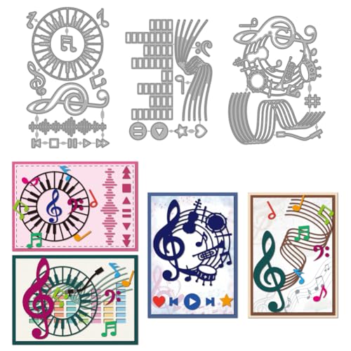 MAYJOYDIY Klaviernoten Metall Stanzformen Instrumentenmelodie Stanzschablonen Musik Play Taste Prägeschablonen Für DIY Scrapbooking Album Dekorative Prägung Papierkartenherstellung MAYJOYDIY Klaviernoten Metall Stanzformen Instrumentenmelodie Stanzschablonen Musik Play Taste Prägeschablonen Für DIY Scrapbooking Album Dekorative Prägung Papierkartenherstellung von MAYJOYDIY