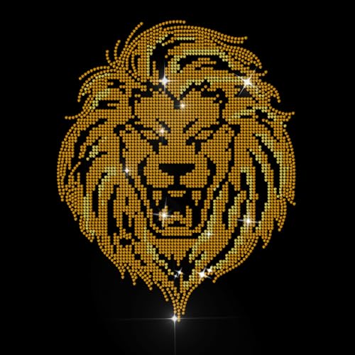 MAYJOYDIY Löwe Strass Aufbügler Hotfix Transfer Aufkleber Wildtiere DIY Applikation Aufkleber „Der König Des Graslandes“ Aufbügler Hotfix Transfer Patch Für T Shirts Jacken Kleidung Bastelarbeiten MAYJOYDIY Löwe Strass Aufbügler Hotfix Transfer Aufkleber Wildtiere DIY Applikation Aufkleber „Der König Des Graslandes“ Aufbügler Hotfix Transfer Patch Für T Shirts Jacken Kleidung Bastelarbeiten von MAYJOYDIY