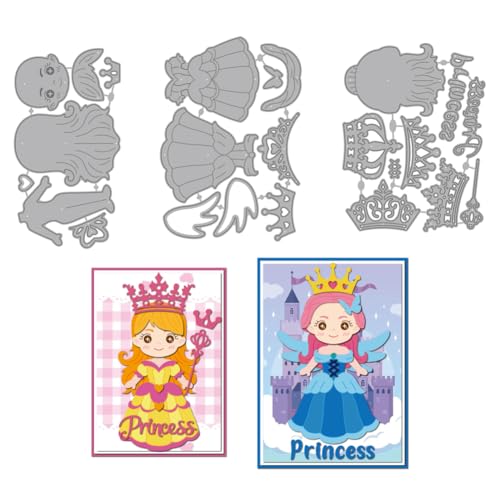MAYJOYDIY Märchenprinzessinnen Stanzformen Zum Basteln von Karten Prinzessinnenkleider Metall Stanzformen Krone Prägeschablone Für Scrapbooking Bastelpapier Geburtstagskarten Geschenkdekoration MAYJOYDIY Märchenprinzessinnen Stanzformen Zum Basteln von Karten Prinzessinnenkleider Metall Stanzformen Krone Prägeschablone Für Scrapbooking Bastelpapier Geburtstagskarten Geschenkdekoration von MAYJOYDIY