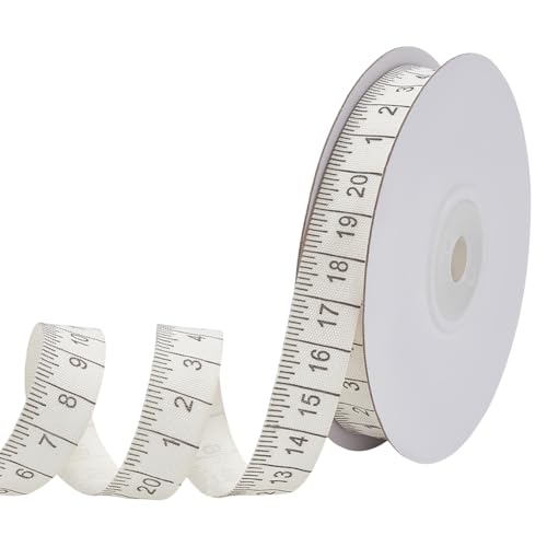 MAYJOYDIY Maßband, 16 m, 1,6 cm langes Linealband, weiches, natürliches Maßband für Geschenkverpackungen, Lehrer-Wertschätzung, Schulanfang, Basteln, Nähen MAYJOYDIY Maßband, 16 m, 1,6 cm langes Linealband, weiches, natürliches Maßband für Geschenkverpackungen, Lehrer-Wertschätzung, Schulanfang, Basteln, Nähen von MAYJOYDIY