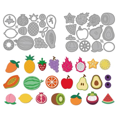 MAYJOYDIY Obstmotiv Metall Stanzformen Trauben Erdbeeren Stanzschablone Zitronen Wassermelonen Stanzschablone Karbonstahl Prägeschablonen Für Scrapbooking Party Fotoalbum DIY Papierhandwerk MAYJOYDIY Obstmotiv Metall Stanzformen Trauben Erdbeeren Stanzschablone Zitronen Wassermelonen Stanzschablone Karbonstahl Prägeschablonen Für Scrapbooking Party Fotoalbum DIY Papierhandwerk von MAYJOYDIY