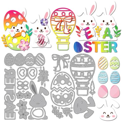 MAYJOYDIY Ostermotiv Metall Stanzformen Osterei Hase Prägepapier Stanzschablonen Blumen Blätter Und Schleife Karbonstahl Stanzformen Für Scrapbooking Partys Fotoalben DIY Papierbasteleien MAYJOYDIY Ostermotiv Metall Stanzformen Osterei Hase Prägepapier Stanzschablonen Blumen Blätter Und Schleife Karbonstahl Stanzformen Für Scrapbooking Partys Fotoalben DIY Papierbasteleien von MAYJOYDIY
