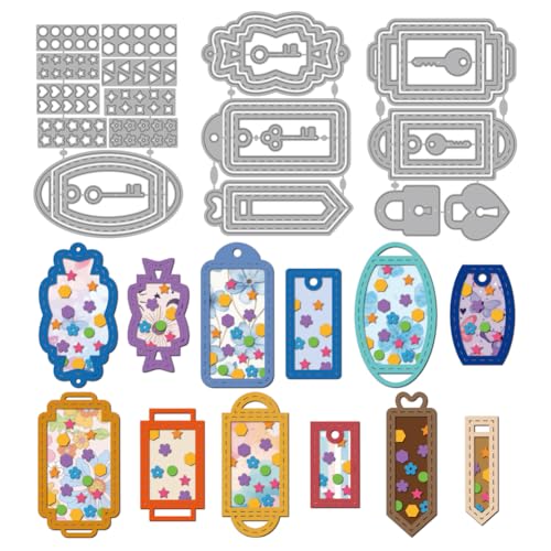 MAYJOYDIY Schlüsselanhänger Shaker Stanzformen Schlüssel Schlösser Metall Stanzschablonen Geometrische Prägung Scrapbooking Vorlage Für DIY Scrapbooking Basteln Kartenherstellung Geschenk Dekor MAYJOYDIY Schlüsselanhänger Shaker Stanzformen Schlüssel Schlösser Metall Stanzschablonen Geometrische Prägung Scrapbooking Vorlage Für DIY Scrapbooking Basteln Kartenherstellung Geschenk Dekor von MAYJOYDIY