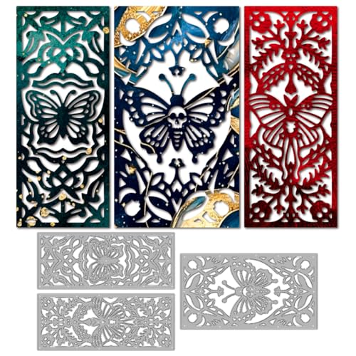 MAYJOYDIY Schmetterlings Lesezeichen Metall Stanzformen Magische Motte Stanzungen Schmetterlings Totenkopf Prägevorlage Schablonen Für Kartengestaltung Scrapbooking Album Handbuch Geschenkdekoration MAYJOYDIY Schmetterlings Lesezeichen Metall Stanzformen Magische Motte Stanzungen Schmetterlings Totenkopf Prägevorlage Schablonen Für Kartengestaltung Scrapbooking Album Handbuch Geschenkdekoration von MAYJOYDIY
