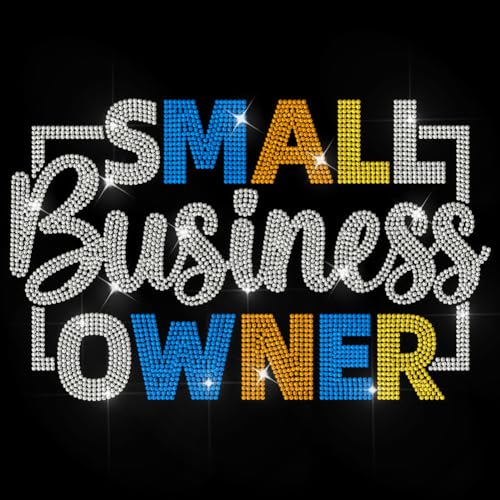 MAYJOYDIY Small Business Owner Hotfix Strass Aufbügeln Boss Slogan Hotfix Transfer Aufkleber Farbiger Text Wärmeübertragungs Patch Bling Applikation Für T Shirt Mütze Jacke Kleidersack DIY Dekoration MAYJOYDIY Small Business Owner Hotfix Strass Aufbügeln Boss Slogan Hotfix Transfer Aufkleber Farbiger Text Wärmeübertragungs Patch Bling Applikation Für T Shirt Mütze Jacke Kleidersack DIY Dekoration von MAYJOYDIY