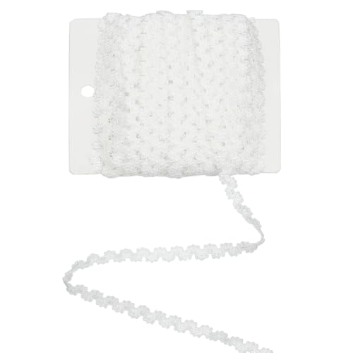 MAYJOYDIY Spitzenbesatz Dehnbar Gewellt 13.7 m 7 mm Weiß Spitzenband Elastischer Spitzenbesatz Zum Nähen Basteln Geschenkverpackungen Kleidungszubehör Vorhangkanten MAYJOYDIY Spitzenbesatz Dehnbar Gewellt 13.7 m 7 mm Weiß Spitzenband Elastischer Spitzenbesatz Zum Nähen Basteln Geschenkverpackungen Kleidungszubehör Vorhangkanten von MAYJOYDIY