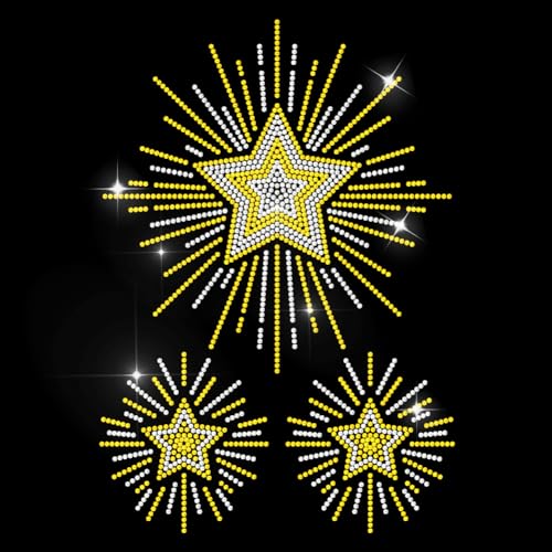 MAYJOYDIY Sternenstrahlen Strass Aufkleber Zum Aufbügeln Glänzendes Sternenlicht Hotfix Transfer Aufkleber Starburst Wärmeübertragungs Patch Für T Shirt Mütze Jacke Kleidersack DIY Dekoration MAYJOYDIY Sternenstrahlen Strass Aufkleber Zum Aufbügeln Glänzendes Sternenlicht Hotfix Transfer Aufkleber Starburst Wärmeübertragungs Patch Für T Shirt Mütze Jacke Kleidersack DIY Dekoration von MAYJOYDIY