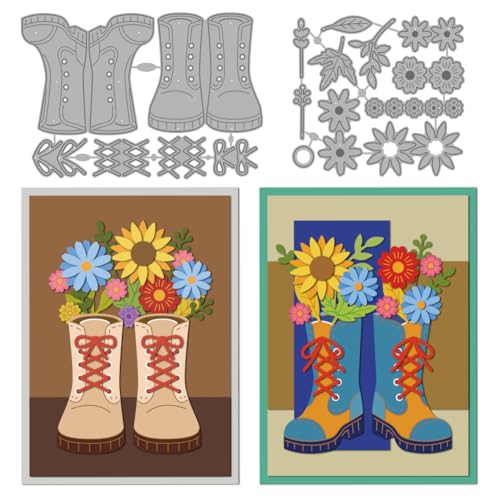 MAYJOYDIY Stiefeln Blumen Metall Stanzformen Blumenschuhe Stanzschablonen Blumenarrangements Karbonstahl Prägevorlage Für DIY Scrapbooking Alben Dekorative Prägung Papierkartenherstellung MAYJOYDIY Stiefeln Blumen Metall Stanzformen Blumenschuhe Stanzschablonen Blumenarrangements Karbonstahl Prägevorlage Für DIY Scrapbooking Alben Dekorative Prägung Papierkartenherstellung von MAYJOYDIY