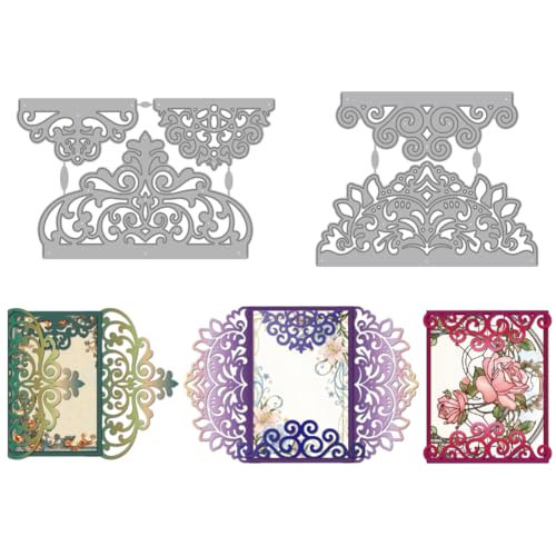 MAYJOYDIY Vintage Spitzen Metall Stanzformen Grußkarten Besatz Stanzschablonen Blumenrand Prägeschablonen Für DIY Scrapbooking Album Dekorative Prägung Papierkartenherstellung MAYJOYDIY Vintage Spitzen Metall Stanzformen Grußkarten Besatz Stanzschablonen Blumenrand Prägeschablonen Für DIY Scrapbooking Album Dekorative Prägung Papierkartenherstellung von MAYJOYDIY