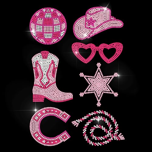MAYJOYDIY Western Cowgirl Strass Aufbügler Hotfix Transfer Cowgirl Hut Cowboy Strasssteinen Zum Aufbügeln Glänzende Kleidungsreparatur Applikation Für T Shirt Mütze Jacke Kleidersack DIY Dekoration MAYJOYDIY Western Cowgirl Strass Aufbügler Hotfix Transfer Cowgirl Hut Cowboy Strasssteinen Zum Aufbügeln Glänzende Kleidungsreparatur Applikation Für T Shirt Mütze Jacke Kleidersack DIY Dekoration von MAYJOYDIY