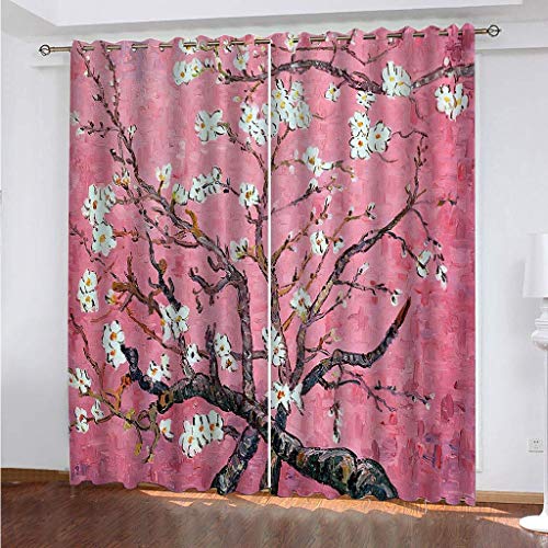 MAYNUO Verdunklungsvorhänge Kinderzimmer 3D Blumen-Kunst In Rosa Vorhang Blickdicht Gardinen Mädchen 140x160 cm Vorhänge Für Schlafzimmer Wohnzimmer, Verdunkelung Mit Ösen MAYNUO Verdunklungsvorhänge Kinderzimmer 3D Blumen-Kunst In Rosa Vorhang Blickdicht Gardinen Mädchen 140x160 cm Vorhänge Für Schlafzimmer Wohnzimmer, Verdunkelung Mit Ösen von MAYNUO