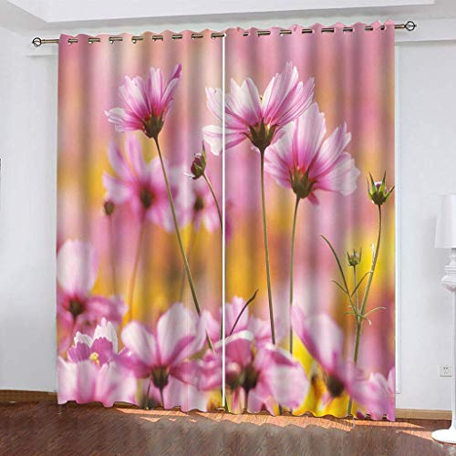 MAYNUO Verdunklungsvorhänge Kinderzimmer 3D Rosa Blumensträuße Vorhang Blickdicht Gardinen Mädchen 140x160 cm Vorhänge Für Schlafzimmer Wohnzimmer, Verdunkelung Mit Ösen MAYNUO Verdunklungsvorhänge Kinderzimmer 3D Rosa Blumensträuße Vorhang Blickdicht Gardinen Mädchen 140x160 cm Vorhänge Für Schlafzimmer Wohnzimmer, Verdunkelung Mit Ösen von MAYNUO