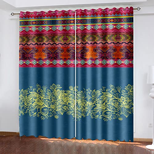 MAYNUO Verdunklungsvorhänge Kinderzimmer 3D Vintage Art Streifen Vorhang Kinderzimmer Blickdicht Gardinen Mädchen 140x160 cm Vorhänge Für Schlafzimmer Wohnzimmer, Verdunkelung Vorhänge Mit Ösen MAYNUO Verdunklungsvorhänge Kinderzimmer 3D Vintage Art Streifen Vorhang Kinderzimmer Blickdicht Gardinen Mädchen 140x160 cm Vorhänge Für Schlafzimmer Wohnzimmer, Verdunkelung Vorhänge Mit Ösen von MAYNUO