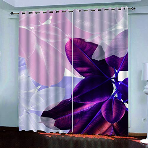 Vorhänge Schlafzimmer 3D Roter Blattdruck Verdunkelung 200x200 cm Gardinen Blickdichte Ösen Thermo Vorhang, Mit Muster Für Fenster Wohnzimmer Vorhänge Schlafzimmer 3D Roter Blattdruck Verdunkelung 200x200 cm Gardinen Blickdichte Ösen Thermo Vorhang, Mit Muster Für Fenster Wohnzimmer von MAYNUO