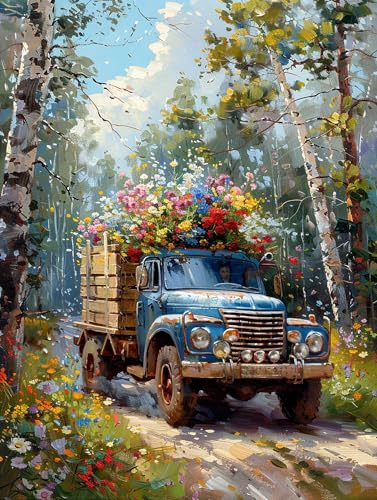 5D Diamond Painting Auto, Diamond Painting Erwachsene Blume, DIY Basteln Erwachsene, Full Diamant Kunst Malerei Stickerei Kreuzstich Set, Zimmer Deko und Wanddekor, Als Geschenke 100x135cm W-2913 5D Diamond Painting Auto, Diamond Painting Erwachsene Blume, DIY Basteln Erwachsene, Full Diamant Kunst Malerei Stickerei Kreuzstich Set, Zimmer Deko und Wanddekor, Als Geschenke 100x135cm W-2913 von MAYUPEOU