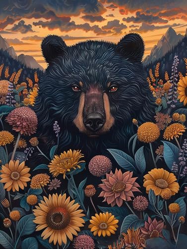 5D Diamond Painting Bär, Diamond Painting Erwachsene Blume, DIY Basteln Erwachsene, Full Diamant Kunst Malerei Stickerei Kreuzstich Set, Zimmer Deko und Wanddekor, Als Geschenke 90x120cm Y-3608 5D Diamond Painting Bär, Diamond Painting Erwachsene Blume, DIY Basteln Erwachsene, Full Diamant Kunst Malerei Stickerei Kreuzstich Set, Zimmer Deko und Wanddekor, Als Geschenke 90x120cm Y-3608 von MAYUPEOU