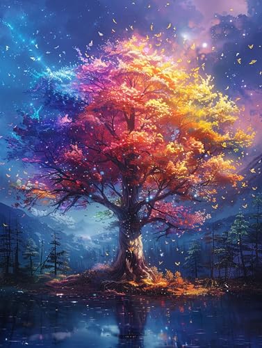 5D Diamond Painting Baum Des Lebens, Diamond Painting Erwachsene Landschaft, DIY Basteln Erwachsene, Full Diamant Kunst Malerei Stickerei Kreuzstich Set, für Zimmer Deko Geschenke 60X80cm 3-5070 5D Diamond Painting Baum Des Lebens, Diamond Painting Erwachsene Landschaft, DIY Basteln Erwachsene, Full Diamant Kunst Malerei Stickerei Kreuzstich Set, für Zimmer Deko Geschenke 60X80cm 3-5070 von MAYUPEOU