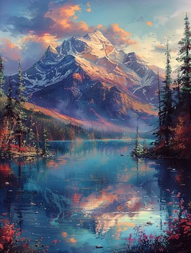 5D Diamond Painting Berg, Diamond Painting Erwachsene Rivers, DIY Basteln Erwachsene, Full Diamant Kunst Malerei Stickerei Kreuzstich Set, Zimmer Deko und Wanddekor, Als Geschenke 100x135cm 7-8512 5D Diamond Painting Berg, Diamond Painting Erwachsene Rivers, DIY Basteln Erwachsene, Full Diamant Kunst Malerei Stickerei Kreuzstich Set, Zimmer Deko und Wanddekor, Als Geschenke 100x135cm 7-8512 von MAYUPEOU