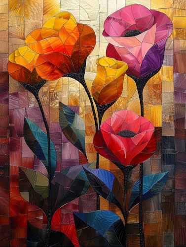5D Diamond Painting Blume, Diamond Painting Erwachsene Abstrakt, DIY Basteln Erwachsene, Full Diamant Kunst Malerei Stickerei Kreuzstich Set, Zimmer Deko und Wanddekor, Als Geschenke 70x95cm 3-2675 5D Diamond Painting Blume, Diamond Painting Erwachsene Abstrakt, DIY Basteln Erwachsene, Full Diamant Kunst Malerei Stickerei Kreuzstich Set, Zimmer Deko und Wanddekor, Als Geschenke 70x95cm 3-2675 von MAYUPEOU