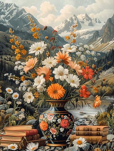 5D Diamond Painting Blume, Diamond Painting Erwachsene Berg, DIY Basteln Erwachsene, Full Diamant Kunst Malerei Stickerei Kreuzstich Set, Zimmer Deko und Wanddekor, Als Geschenke 70x95cm 3-1689 5D Diamond Painting Blume, Diamond Painting Erwachsene Berg, DIY Basteln Erwachsene, Full Diamant Kunst Malerei Stickerei Kreuzstich Set, Zimmer Deko und Wanddekor, Als Geschenke 70x95cm 3-1689 von MAYUPEOU