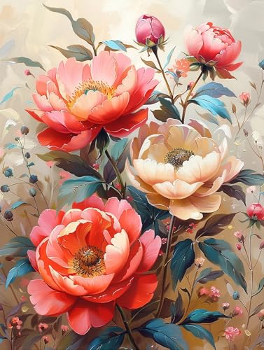 5D Diamond Painting Blume, Diamond Painting Erwachsene Pflanzen, DIY Basteln Erwachsene, Full Diamant Kunst Malerei Stickerei Kreuzstich Set, Zimmer Deko und Wanddekor, Als Geschenke 40X50cm 3-6057 5D Diamond Painting Blume, Diamond Painting Erwachsene Pflanzen, DIY Basteln Erwachsene, Full Diamant Kunst Malerei Stickerei Kreuzstich Set, Zimmer Deko und Wanddekor, Als Geschenke 40X50cm 3-6057 von MAYUPEOU
