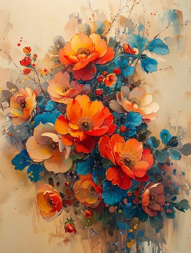 5D Diamond Painting Blume, Diamond Painting Erwachsene Pflanzen, DIY Basteln Erwachsene, Full Diamant Kunst Malerei Stickerei Kreuzstich Set, Zimmer Deko und Wanddekor, Als Geschenke 60X80cm 2-3690 5D Diamond Painting Blume, Diamond Painting Erwachsene Pflanzen, DIY Basteln Erwachsene, Full Diamant Kunst Malerei Stickerei Kreuzstich Set, Zimmer Deko und Wanddekor, Als Geschenke 60X80cm 2-3690 von MAYUPEOU