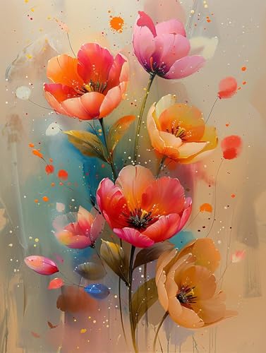 5D Diamond Painting Blume, Diamond Painting Erwachsene Pflanzen, DIY Basteln Erwachsene, Full Diamant Kunst Malerei Stickerei Kreuzstich Set, Zimmer Deko und Wanddekor, Als Geschenke 70x95cm 5-9400 5D Diamond Painting Blume, Diamond Painting Erwachsene Pflanzen, DIY Basteln Erwachsene, Full Diamant Kunst Malerei Stickerei Kreuzstich Set, Zimmer Deko und Wanddekor, Als Geschenke 70x95cm 5-9400 von MAYUPEOU