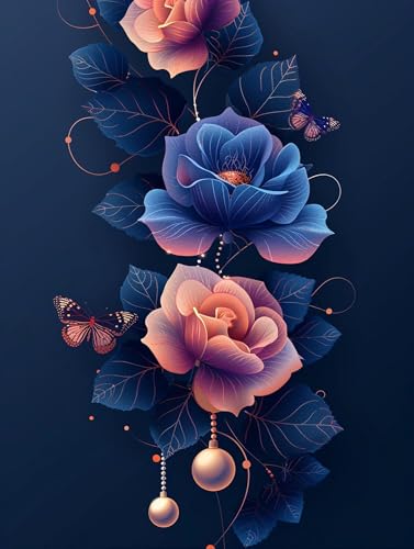 5D Diamond Painting Blume, Diamond Painting Erwachsene Schmetterling, DIY Basteln Erwachsene, Full Diamant Kunst Malerei Stickerei Kreuzstich Set, Zimmer Deko und Wanddekor Geschenke 100x130cm 0-5403 5D Diamond Painting Blume, Diamond Painting Erwachsene Schmetterling, DIY Basteln Erwachsene, Full Diamant Kunst Malerei Stickerei Kreuzstich Set, Zimmer Deko und Wanddekor Geschenke 100x130cm 0-5403 von MAYUPEOU