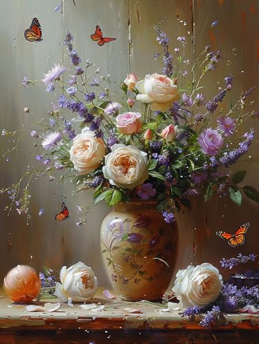 5D Diamond Painting Blume, Diamond Painting Erwachsene Schmetterling, DIY Basteln Erwachsene, Full Diamant Kunst Malerei Stickerei Kreuzstich Set, Zimmer Deko und Wanddekor Geschenke 100x130cm E-3905 5D Diamond Painting Blume, Diamond Painting Erwachsene Schmetterling, DIY Basteln Erwachsene, Full Diamant Kunst Malerei Stickerei Kreuzstich Set, Zimmer Deko und Wanddekor Geschenke 100x130cm E-3905 von MAYUPEOU