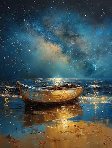 5D Diamond Painting Boot, Diamond Painting Erwachsene Strand, DIY Basteln Erwachsene, Full Diamant Kunst Malerei Stickerei Kreuzstich Set, Zimmer Deko und Wanddekor, Als Geschenke 70x95cm R-8495 5D Diamond Painting Boot, Diamond Painting Erwachsene Strand, DIY Basteln Erwachsene, Full Diamant Kunst Malerei Stickerei Kreuzstich Set, Zimmer Deko und Wanddekor, Als Geschenke 70x95cm R-8495 von MAYUPEOU