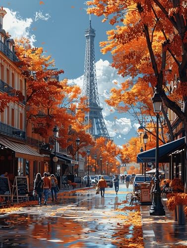 5D Diamond Painting Eiffelturm, Diamond Painting Erwachsene StraßE, DIY Basteln Erwachsene, Full Diamant Kunst Malerei Stickerei Kreuzstich Set, Zimmer Deko und Wanddekor, Als Geschenke 60X80cm M-9186 5D Diamond Painting Eiffelturm, Diamond Painting Erwachsene StraßE, DIY Basteln Erwachsene, Full Diamant Kunst Malerei Stickerei Kreuzstich Set, Zimmer Deko und Wanddekor, Als Geschenke 60X80cm M-9186 von MAYUPEOU