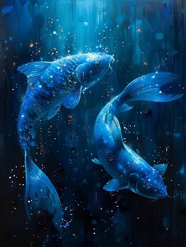 5D Diamond Painting Fisch, Diamond Painting Erwachsene Traum, DIY Basteln Erwachsene, Full Diamant Kunst Malerei Stickerei Kreuzstich Set, Zimmer Deko und Wanddekor, Als Geschenke 100x135cm C-9054 5D Diamond Painting Fisch, Diamond Painting Erwachsene Traum, DIY Basteln Erwachsene, Full Diamant Kunst Malerei Stickerei Kreuzstich Set, Zimmer Deko und Wanddekor, Als Geschenke 100x135cm C-9054 von MAYUPEOU