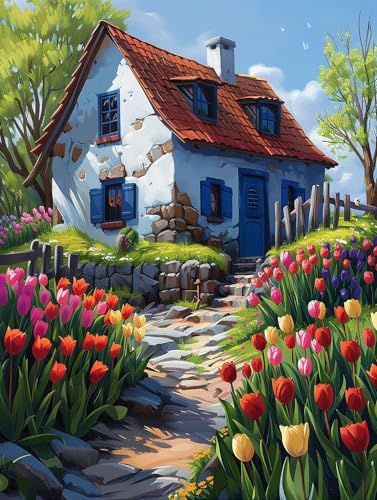 5D Diamond Painting HäUser, Diamond Painting Erwachsene Blume, DIY Basteln Erwachsene, Full Diamant Kunst Malerei Stickerei Kreuzstich Set, Zimmer Deko und Wanddekor, Als Geschenke 40X50cm 5-5659 5D Diamond Painting HäUser, Diamond Painting Erwachsene Blume, DIY Basteln Erwachsene, Full Diamant Kunst Malerei Stickerei Kreuzstich Set, Zimmer Deko und Wanddekor, Als Geschenke 40X50cm 5-5659 von MAYUPEOU