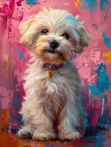 5D Diamond Painting Hund, Diamond Painting Erwachsene Niedlich, DIY Basteln Erwachsene, Full Diamant Kunst Malerei Stickerei Kreuzstich Set, Zimmer Deko und Wanddekor, Als Geschenke 100x135cm 6-3318 5D Diamond Painting Hund, Diamond Painting Erwachsene Niedlich, DIY Basteln Erwachsene, Full Diamant Kunst Malerei Stickerei Kreuzstich Set, Zimmer Deko und Wanddekor, Als Geschenke 100x135cm 6-3318 von MAYUPEOU